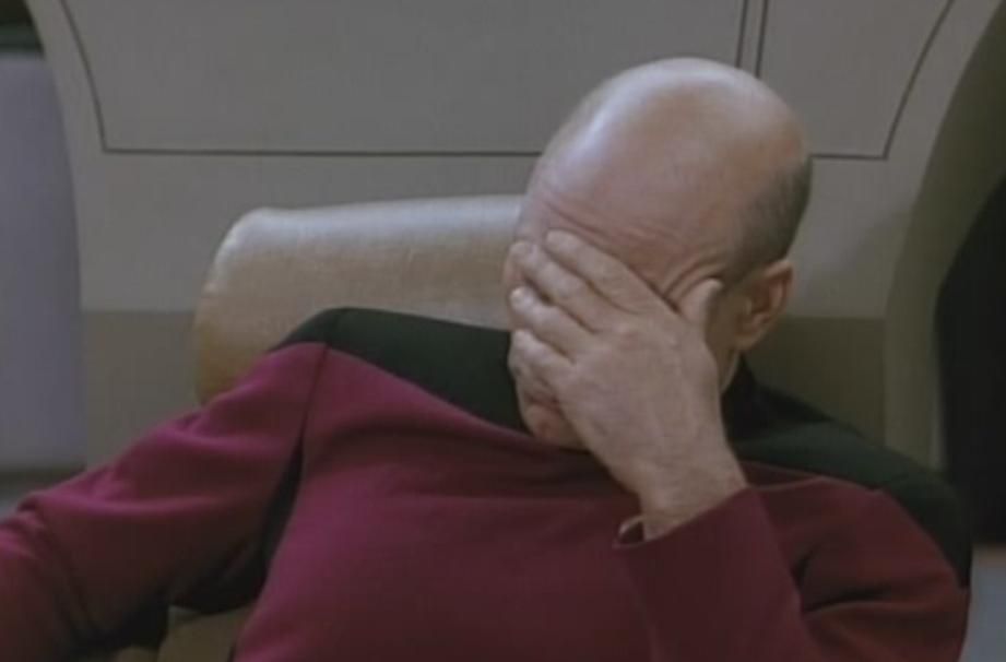 Captain Picard facepalm meme